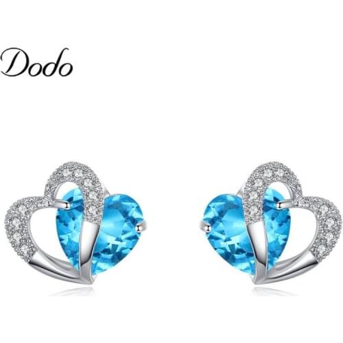 Lovely Silver Color Jewelry Women Fashion Cute Hollow Heart Stud Earrings Gift Girl Lady Brincos Oorbellen Boucle D'oreille E141