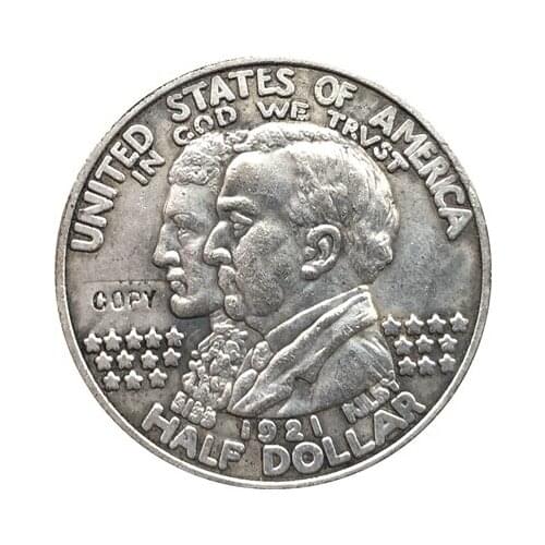 Wholesale 1792 Half Disme Coins Copy 100% coper manufacturing silver-plated