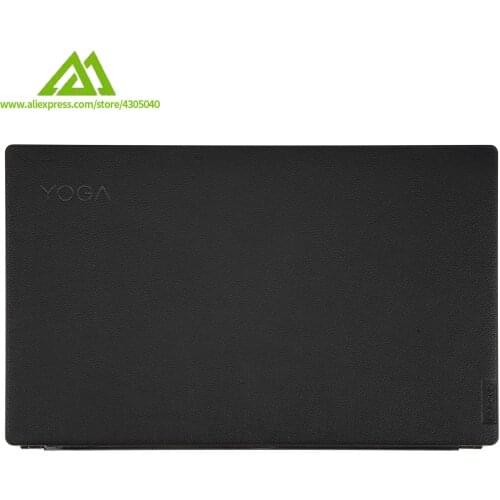 Original New LCD Back Cover For Lenovo Yoga Slim 9 14ITL5 Black Leather A Shell