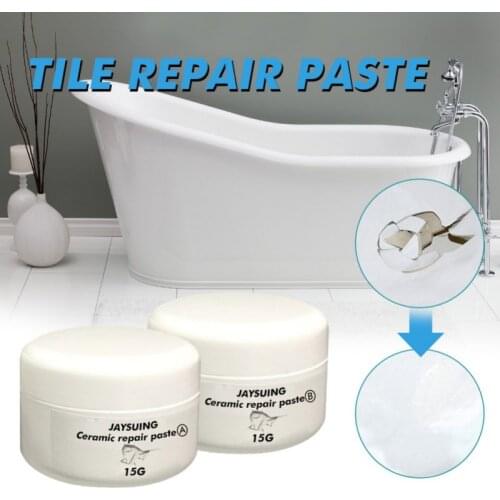 30/50/100g Portable Ceramic Repair Paste Tile Repair Agent Ceramic Paste Effective Repair Kit For Bathroom Sink Bath Tub Floor