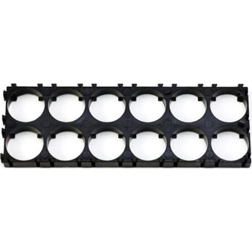 500pcs/lot MasterFire 2*6 Cell 18650 Battery Spacer Radiating Shell Plastic Heat Holder Bracket Batteries Storage Box Brackets