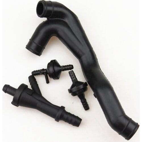 READXT 1Set Turbo Engine Crankcase Breather Hose&Check Valve For VW Passat B5 Bora Golf 4 MK4 06A103221AH 058133753B 058 905 291