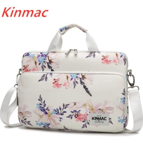 Kinmac Brand Waterproof Messenger Laptop Bag13,14,15,15.6 inch,Begonia Lady Men Case For MacBook Air Pro 13.3,15.4 Dropship V102
