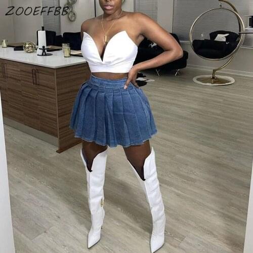 ZOOEFFBB Denim Skirts For Women