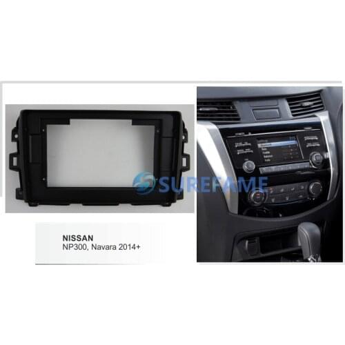 10.1 inch Car Radio Facia for Nissan NP300,Navara,Frontier 2014-2016 Panel Dash Kit Trim Fascia Plate Bezel Adapter Cover Frame