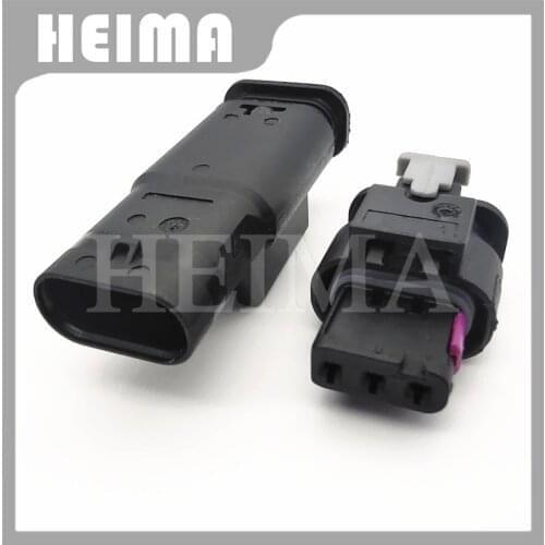 10/20/30 sets TE Tyco AMP 3 pin male female auto electronic waterproof connector plug 1718653-1 for VW Audi 4F0973703A 4F0973703
