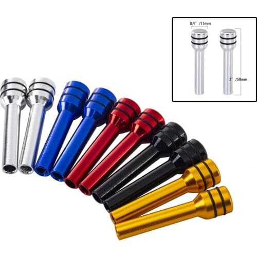 2 Pcs Car Universal Door Lock Knob Pull Pins Aluminum Alloy Auto Truck Interior Door Lock Button Accessories