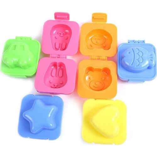 6Pcs Boiled Egg Sushi Rice Mold Mould Bento Maker Sandwich Cutter Moon Cake Decorating Decoration Kitchen Tools SCIE999