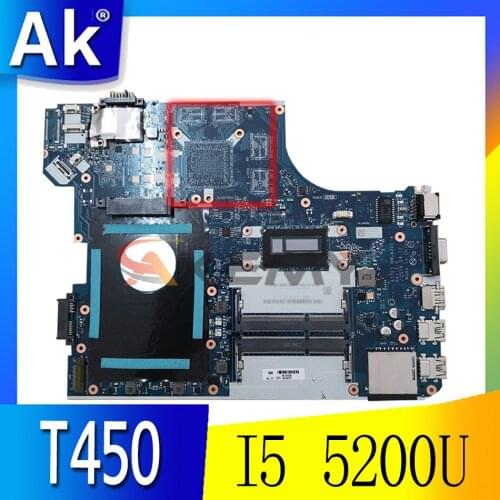 Akemy AITE1 NM-A221 FRU 00HT584 PC Laptop Motherboard For lenovo Thinkpad E550 SR1EK I3-4005U Main Board works