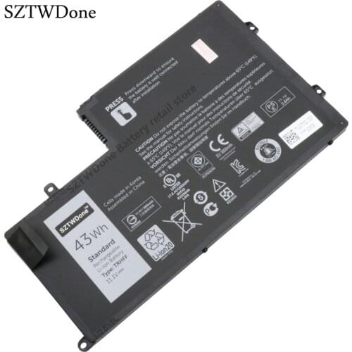 SZTWDone TRHFF Laptop Battery for DELL Inspiron 5547 5545 5548 5447 5445 5448 14-5447 15-5547 1V2F6 Latitude 3450 3550 43WH
