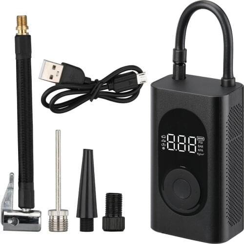 Car Electrical Air Pump Mini Portable Wireless Tire Inflatable Pump Inflator Air Compressor Pump for Car Motorcycle Bicycle ball