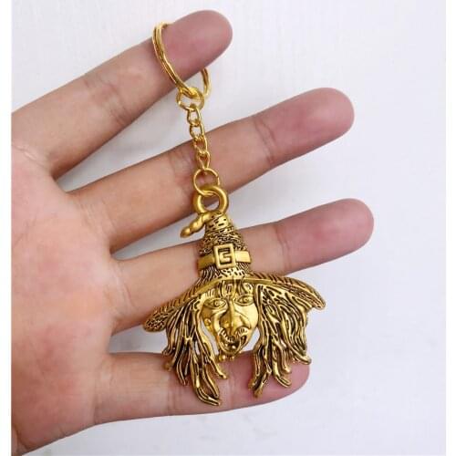 Movie Jewelry Creative Retro Style Witch Magic Keychains Keyring Women Gifts Charm Vintage Hot Sale Trendy Halloween Gifts