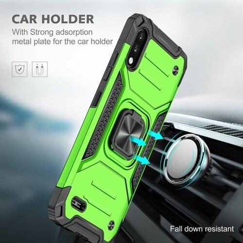 Armor Shockproof Case For LG K22 Magnet Holder Ring Cover Funda LGK22 L G K22 Phone Cover For LG K 22 hoesjes Protect Cover case