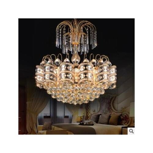 European crystal lamp living room dining room bedroom study chandelier hotel dining room hall crystal lamp entrance porch chande