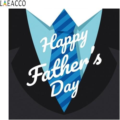 Laeacco Happy Fathers day Photography Backgrounds Customized Seamless Photographic Backdrops For Photo Studio
