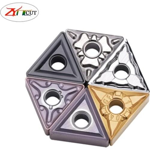 10PCS TNMG160404-TM TNMG160408-MA P201F General purpose turning tool blade for steel parts PVD Cemented Carbide Coated Blade