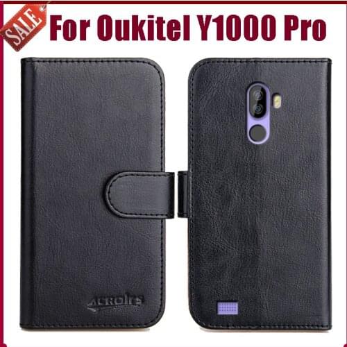Hot! Oukitel Y1000 Pro Case 6.09" 6 Colors Flip Soft Leather Phone Wallet Cover For Oukitel Y1000 Pro Case Card Slots