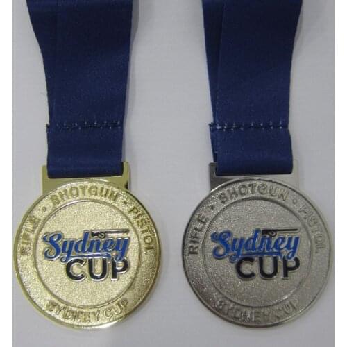 Can customize your own logo zinc alloy medal Best selling Australian competition medals