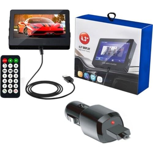 2021 New AUX Port Bluetooth-compatible Player Adapter Car Fast Charger Handfree Call