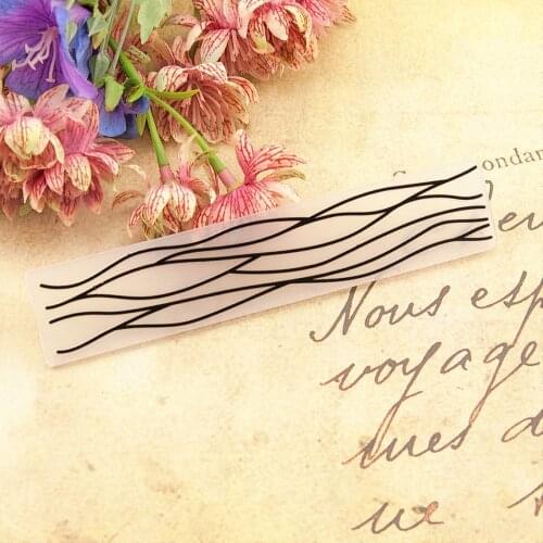 15x3cm plastic line craft card making paper card album wedding decoration clip Embossing folders