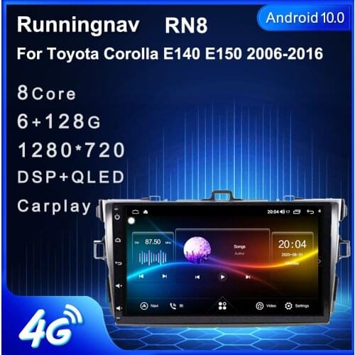Runningnav For Toyota Corolla E140 E150 2006-2016 Android Car Radio Multimedia Video Player Navigation GPS