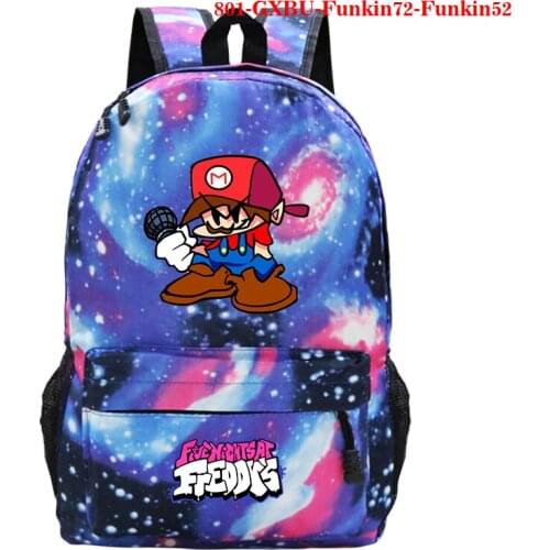 Friday Night Funkin Backpack Student School Bags Boys Girls Cartoon Bookbag Teenager Fashion Game Knapsack Men Women Travel Bag