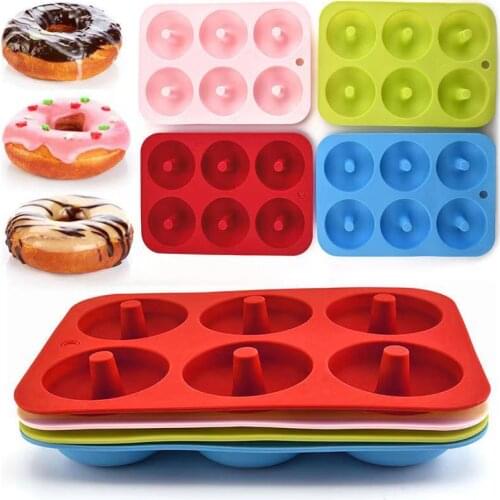 Donut Silicone Mould Silicone Cake Mold Dessert Baking Household DIY Tool