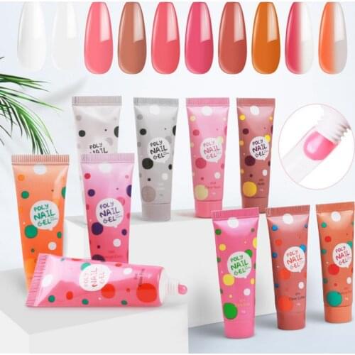 Rhinestone Extension Glue Luminous Long-lasting Low Smell Builder Gel for Party