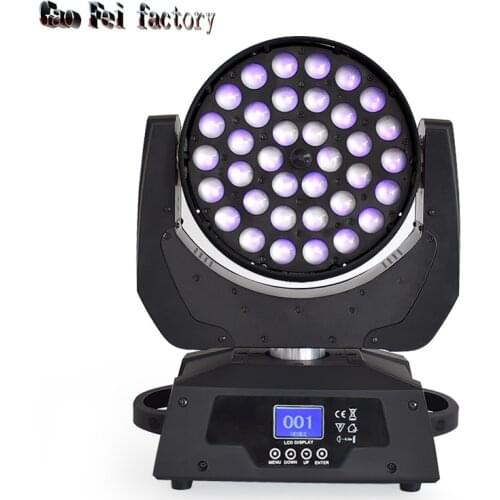 Moving Head LED Zoom Beams 36X12W RGBW 4In1 Lyre Dmx Wash Spot Lights Good For DJ Disco Wedding