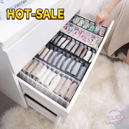 SWT Underwear Bra Organizer Storage Box Drawer Closet Organizers Divider Boxes For Underwear Scarves Socks Bra
