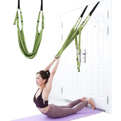 One word horse lower waist trainer pull rope aerial yoga rope handstand elastic band yoga assisted dance elastic band ladies