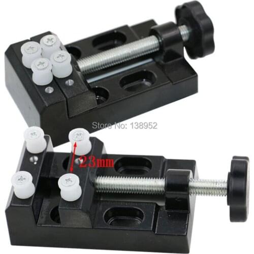1pc Black Jaw Carving Bench Clamp Mini Drill Press Vice Micro Clip Flat Vise DIY Sculpture Craft 106*60*35mm