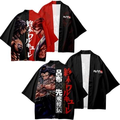 3D Anime Record of Ragnarok Japanese Kimono Haori Yukata Cosplay Women/Men Fashion Summer Casual Short Sleeve Streetwear Shirt