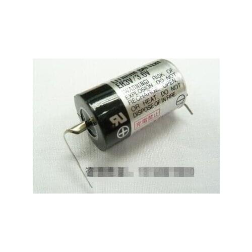 10PCS ER3V/3.6V ER3V 3.6V 1/2AA PLC lithium battery Li-ion battery with leg