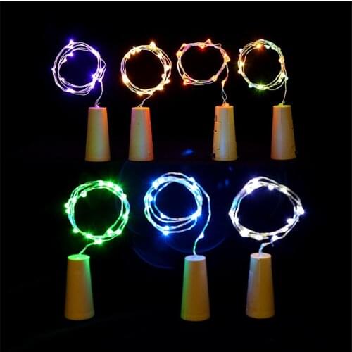 12Pcs 10 Leds Wine Bottle Copper Wire String Light Battery Powered Waterproof Fairy Decoration Portable Indoor/Outdoor Holiday