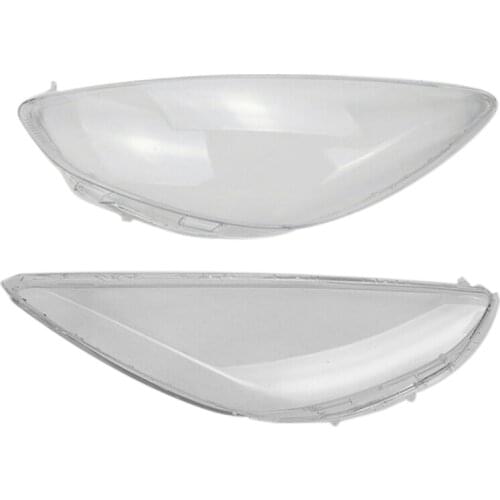 2PCS Car Headlight Shell Lamp Shade Transparent Cover Headlight Lens Cover for Mazda 2 2007-2012, Left & Right