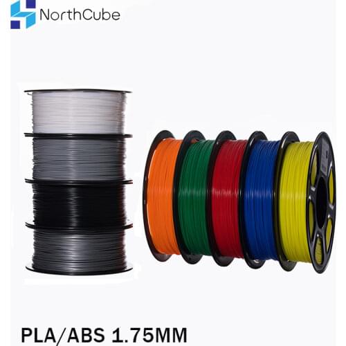 NorthCube PLA/ABS/PETG/TPU Filament 1.75mm 1KG/0.8KG 343m/10m ABS Carbon Fiber 3D Plastic Material for 3D Printer and 3D Pen