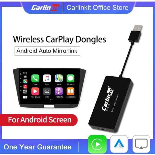 Wireless Apple CarPlay Android Auto Airpaly Smart Link USB Dongle for Android Music Navigation Player Mirrorlink USB Adapter