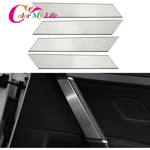 Color My Life 4Pcs/Set Stainless Steel Inner Door Handle Cover Trim for Volkswagen VW Golf 7 7.5 MK7 MK7.5 2013-2019 Accessories