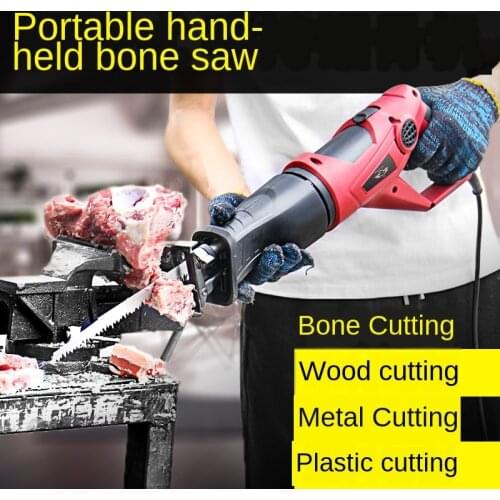 Bone saw machine electric household small hand-held bone chop saw cutting fish pig trotter steak bon
