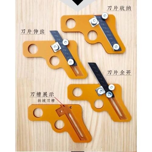 Edge banding trimmer paint-free board woodworking aligner manual trimming knife edge strip buckle scraping artifact