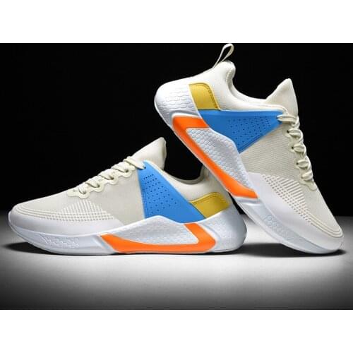 Sports Shoes Spring Men 2021 New Breathable Mesh Foreign Trade Large Size Korean Version Of Wild Old Shoes Mens Trendy Shoes