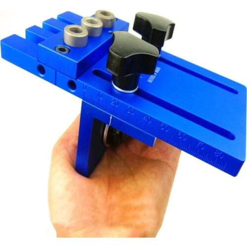 Drilling Guide Kit Woodworking Tool DIY Joinery High Precision Dowel Jigs Kit Drilling locator 08450