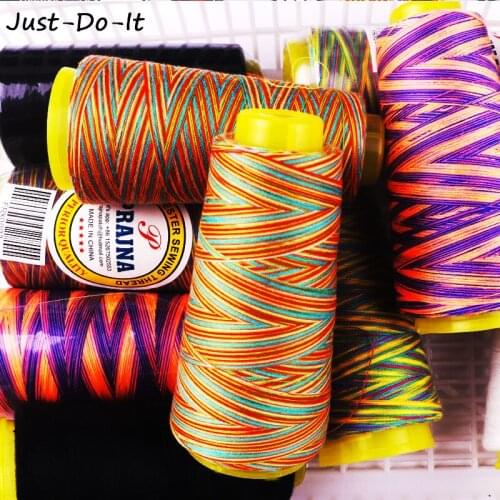 2pcs/lot Polyester Sew Thread Colorful Sewing Thread High Quality Family Sewing Thread For Clothing Accessories Thread Machine