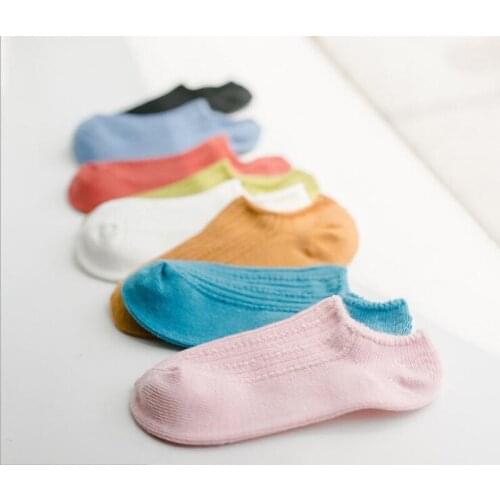 New arrived girls boys unisex Free shipping 75% cotton baby ship boat socks candy children solid kid assistand summer 6pair/lot