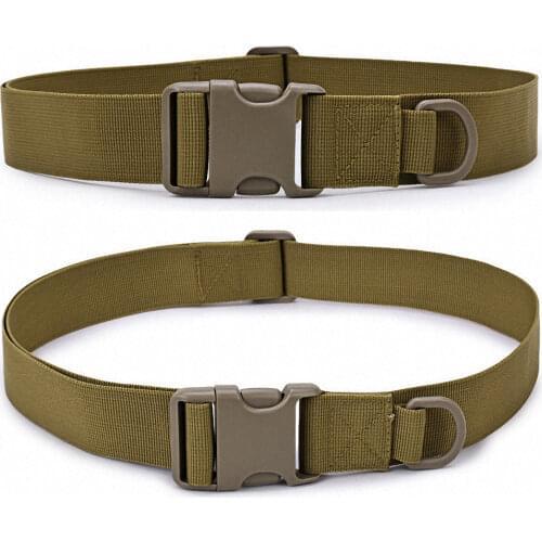 Adjustable Buckle Tactical Belt Waistband Military Rescue Multifunctional Hanging Bag Fixing Strap Outdoor EDC Training Belt