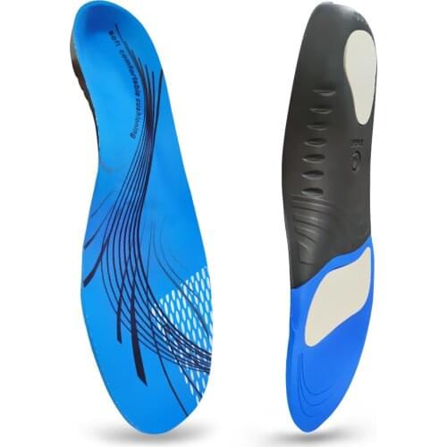Eva Sports Orthopedic Insoles For Shoes Men Women Flat Feet Arch Support Corrector Breathable Deodorant Shock Absorption Insoles