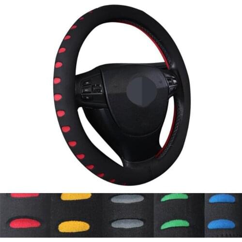 Universal Car Anti-Slip Steering-wheel Cover 37CM-38CM Car-styling Sport Auto Steering Wheel Covers