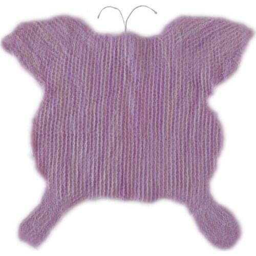 Felted Wool Blanket Posing Backdrop Vintage Newborn Wool Rug Layering Fabric Animal Patterns Baby Photography Props Filler