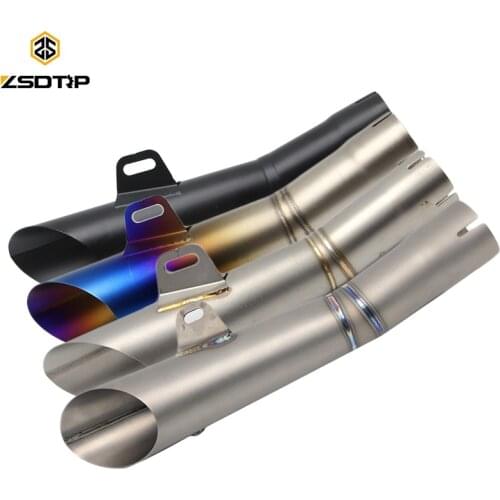 ZSDTRP Universal Motorcycle GP HP Escape Motorcross Scooter Ak Exhaust Pipe Muffler for Z750 R1 R3 R6 MT03